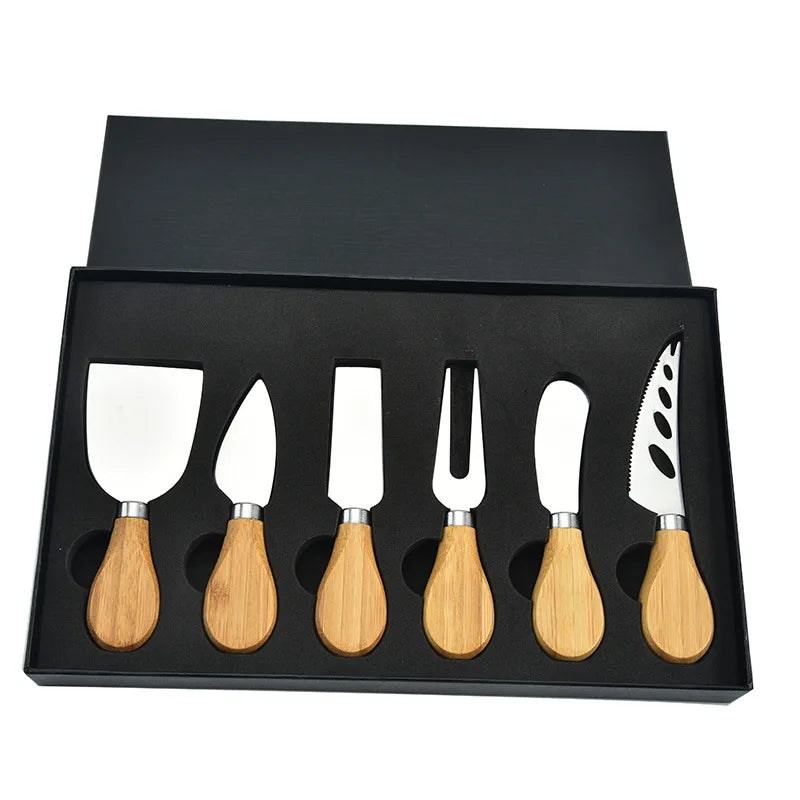 6pcs Edelstahl Käsemesser für Platten und Besteck | Karnz
