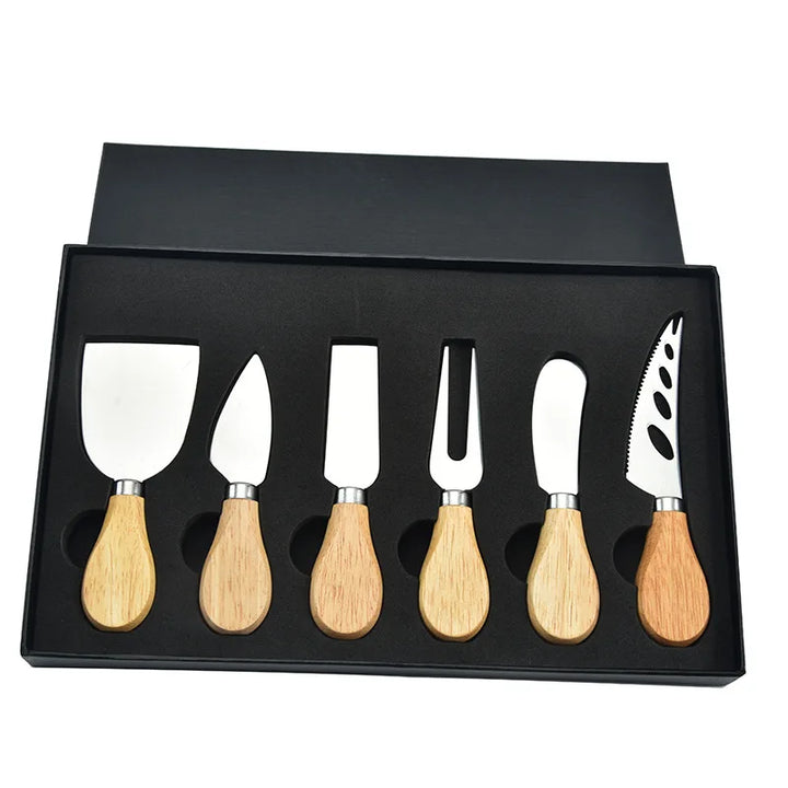 6pcs Edelstahl Käsemesser für Platten und Besteck | Karnz