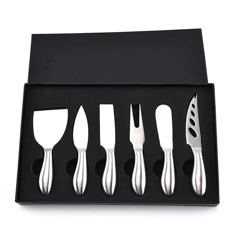 6pcs Edelstahl Käsemesser für Platten und Besteck | Karnz