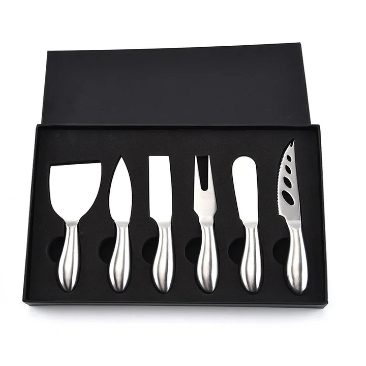 6pcs Edelstahl Käsemesser für Platten und Besteck | Karnz