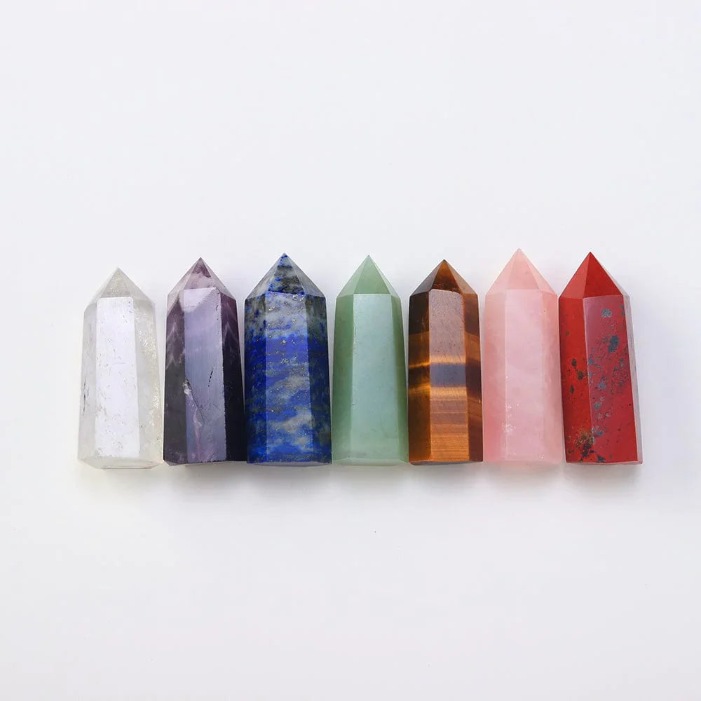 7 Chakra Steine Set Geschenk | Karnz