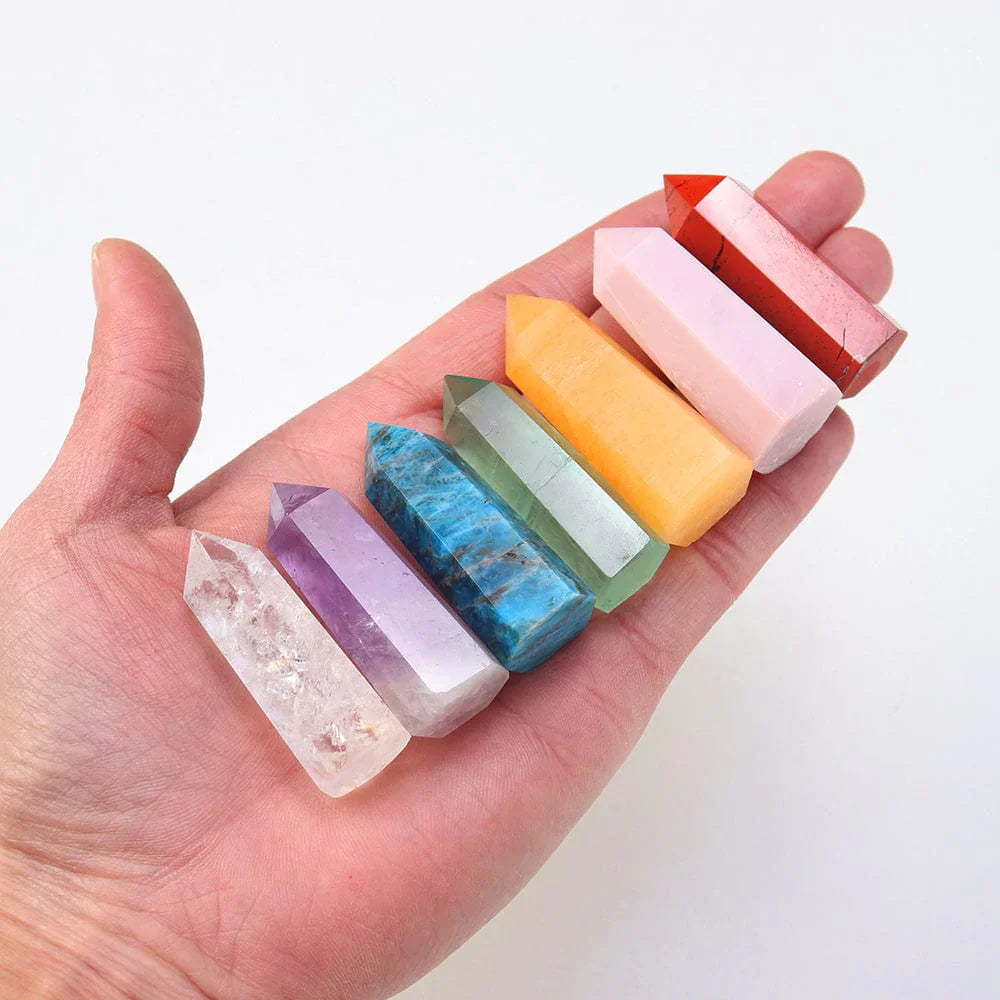 7 Chakra Steine Set Geschenk | Karnz
