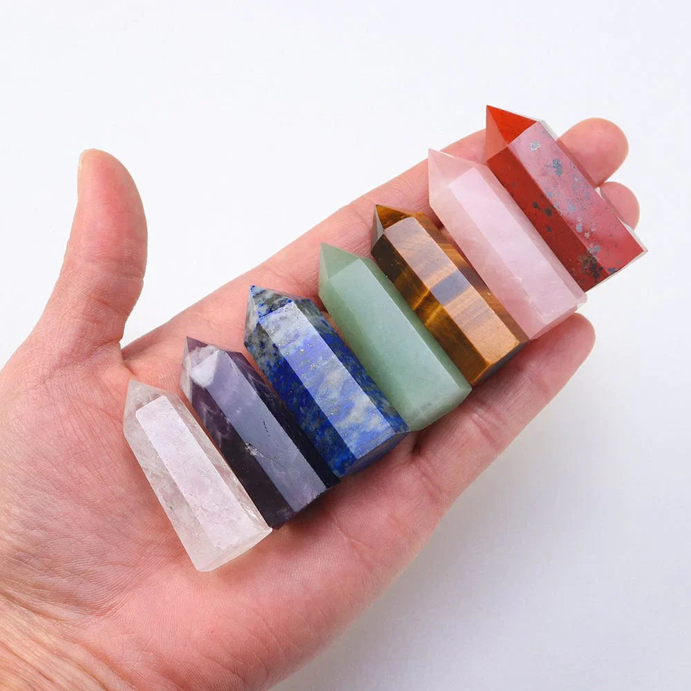 7 Chakra Steine Set Geschenk | Karnz