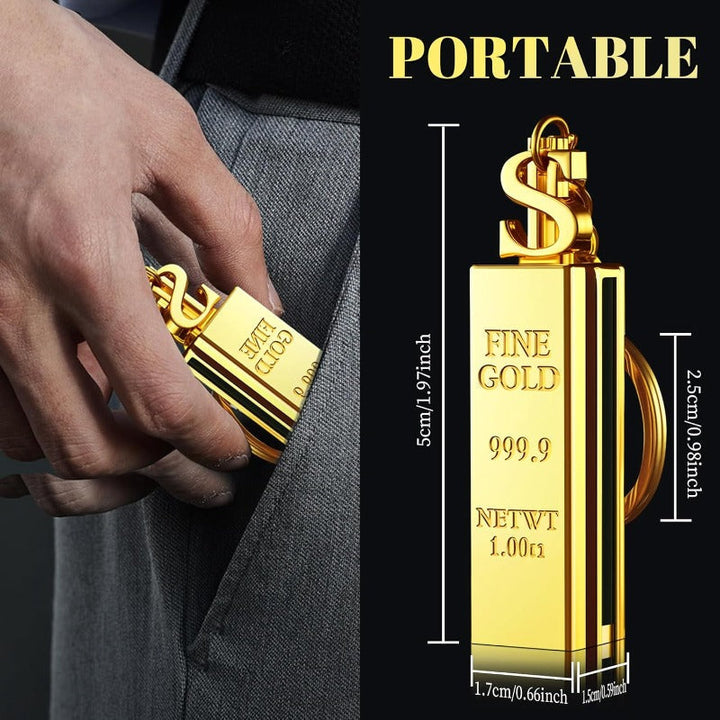 Karnz | Goldbar permanentes Feuerzeug