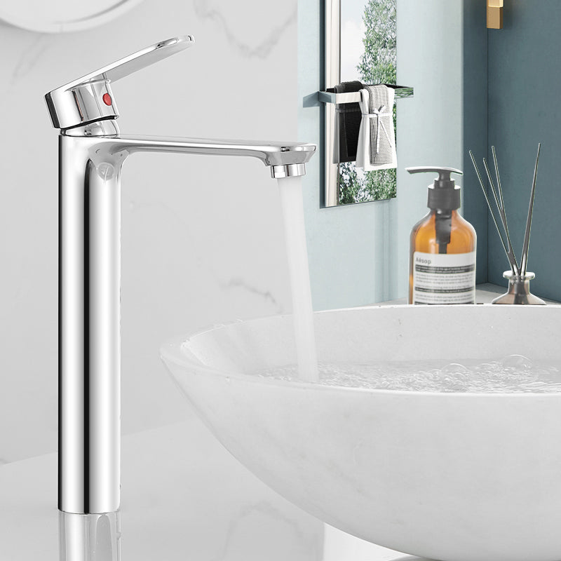 Badezimmer Waschbecken Wasserhahn Hebelgriff Messing Monochrom Badezimmer Wasserhahn