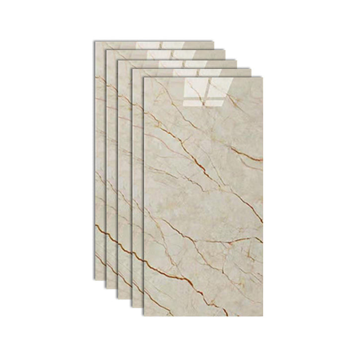 Fleckenresistente Peel & Stick Fliese Marmor-Effekt Einzelne Fliese für Küchenrückwand