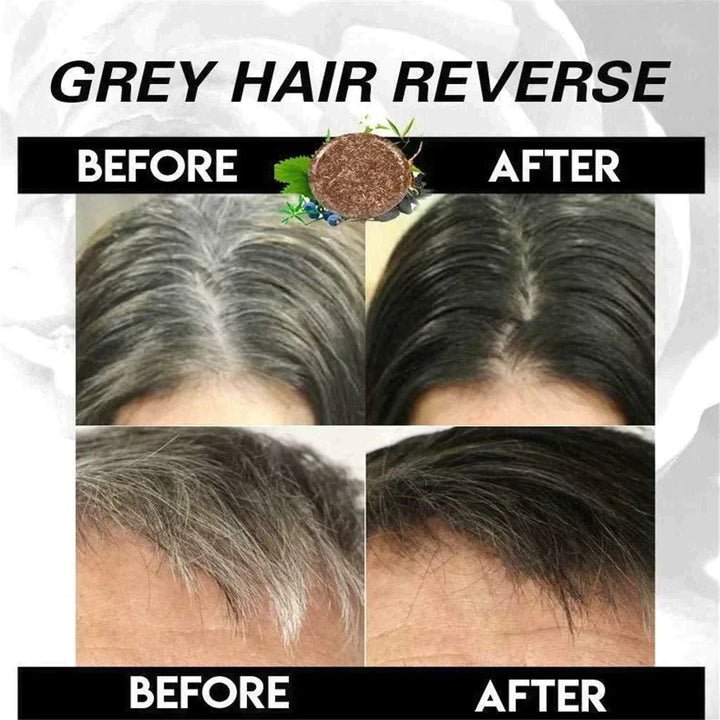 Karnz | Black Hair Dye Shampoo | 3-in-1 Ayurveda-Formel: Färben, Pflegen & Reinigen | Natürliche Grauhaarabdeckung in 5 Minuten | Ammoniakfrei & Schonend
