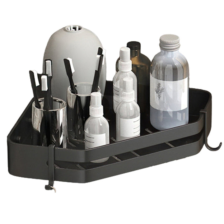 Modern 2/3-teiliges Badezimmer-Set Edelstahl Dreieckige Badregal aus Aluminium