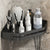Modern 2/3-teiliges Badezimmer-Set Edelstahl Dreieckige Badregal aus Aluminium