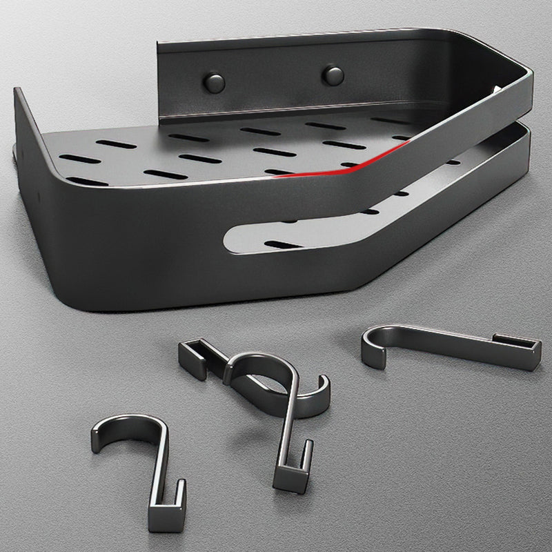 Modern 2/3-teiliges Badezimmer-Set Edelstahl Dreieckige Badregal aus Aluminium