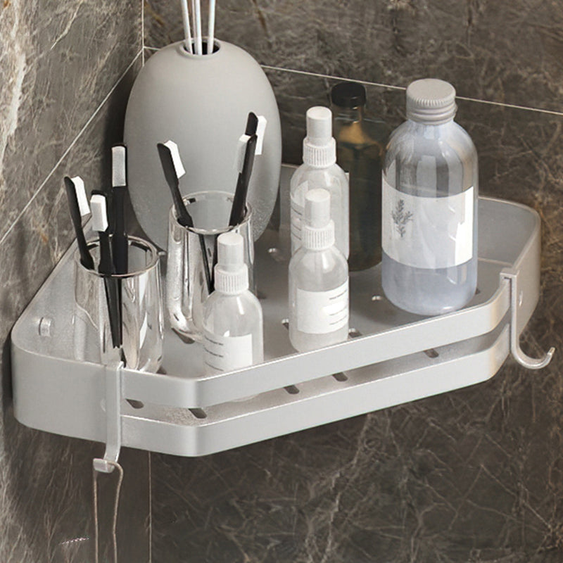 Modern 2/3-teiliges Badezimmer-Set Edelstahl Dreieckige Badregal aus Aluminium