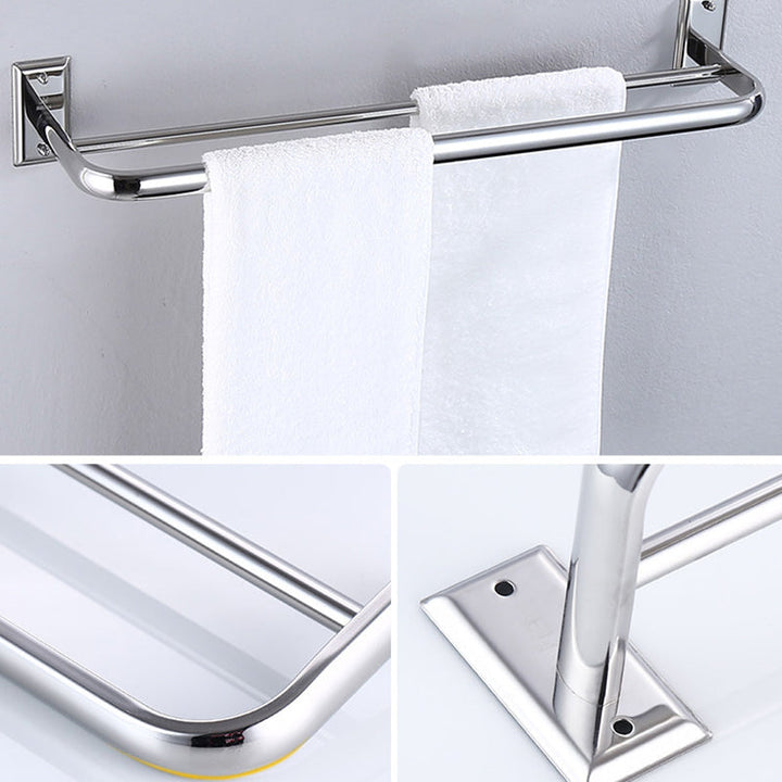 Silber zeitgenössische Badezimmeraccessoires als Einzelstücke oder als Set