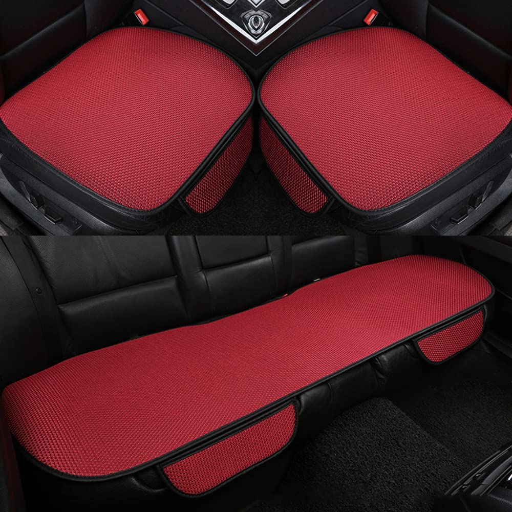 BreezeComfort Autositzbezug Set – Atmungsaktive Eis-Seitenautositzauflage mit Massageeffekt | Karnz