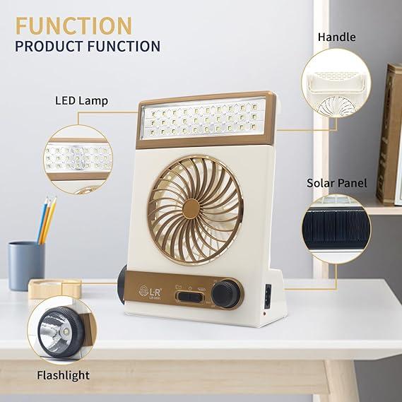 Solar Light Fan | Karnz