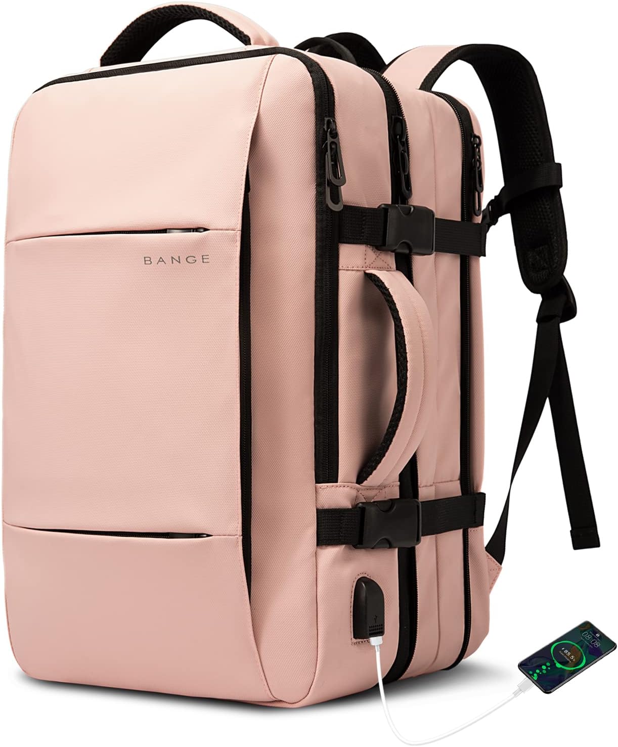 Erweiterbarer 26–45L wasserdichter Reisen-Rucksack mit Laptop-Fach & Duffle-Trage | Karnz