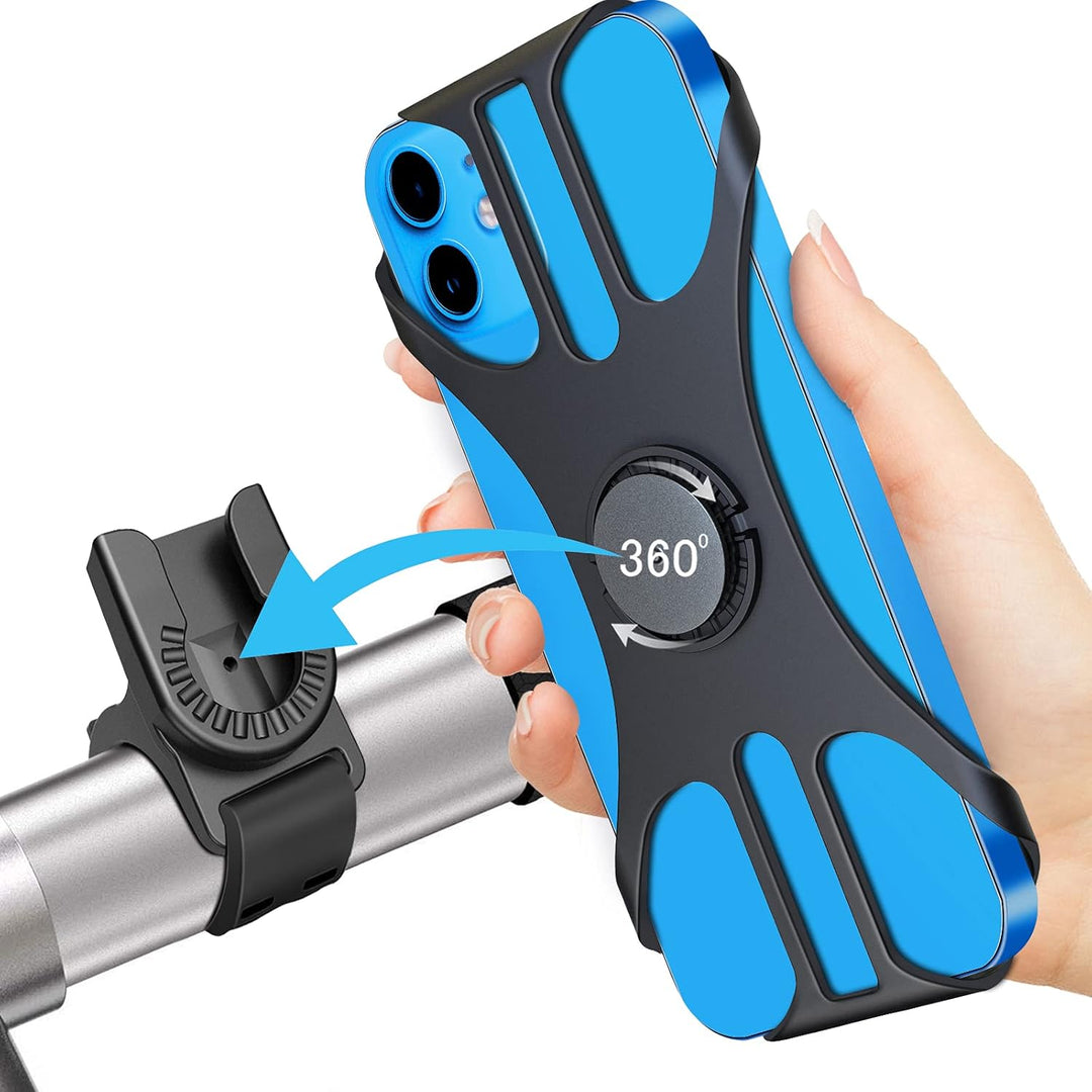 Fahrrad Handyhalterung 360° drehbar abnehmbar