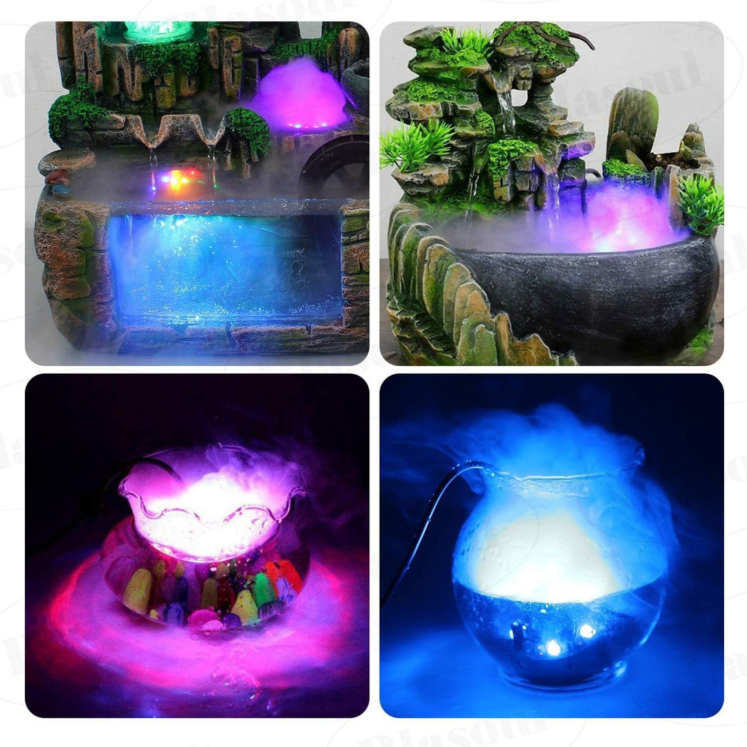 Nebelmacher, 12 LED Nebler für Innenbrunnen, Luftbefeuchter, Nebelmaschinen | Karnz