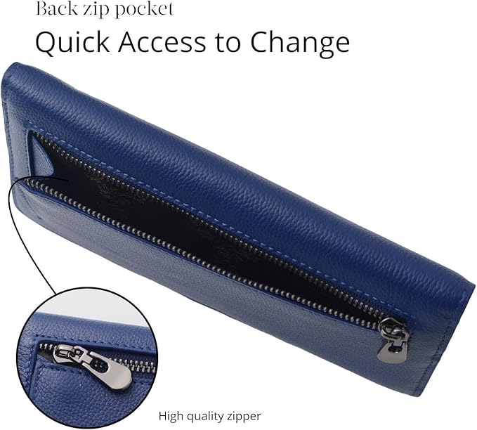 Ultra-dünnes RFID Leder Wallet Karnz