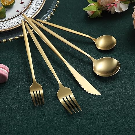 Karnz | Minimalistisches Edelstahl Besteck Elegante Einfachheit