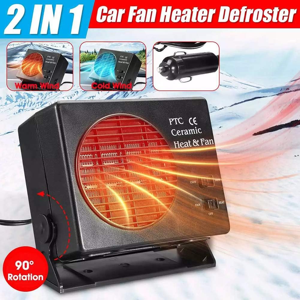 Heizlüfter fürs Auto | Tragbarer 12V-Entfroster und Wärmer