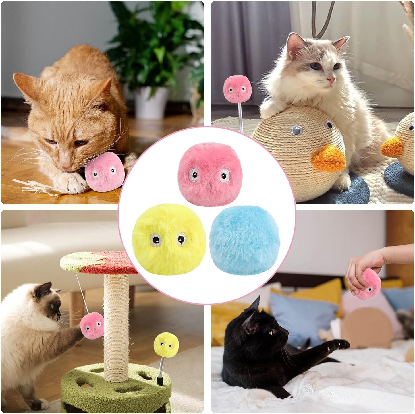 – Intelligenter interaktiver Plüschball für Katzen | 1 kaufen, 1 gratis dazu 🎁