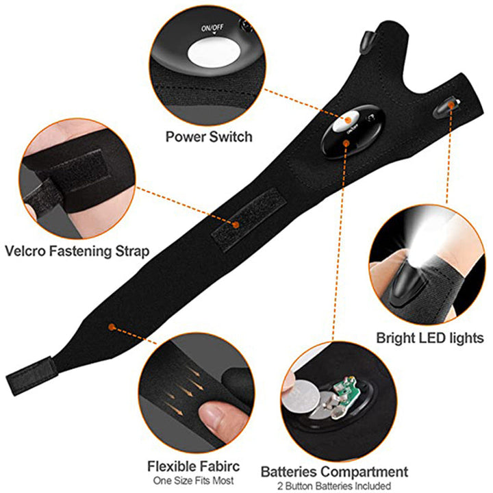 Bequeme LED-Handschuhe mit wasserdichten Lichtern | Karnz
