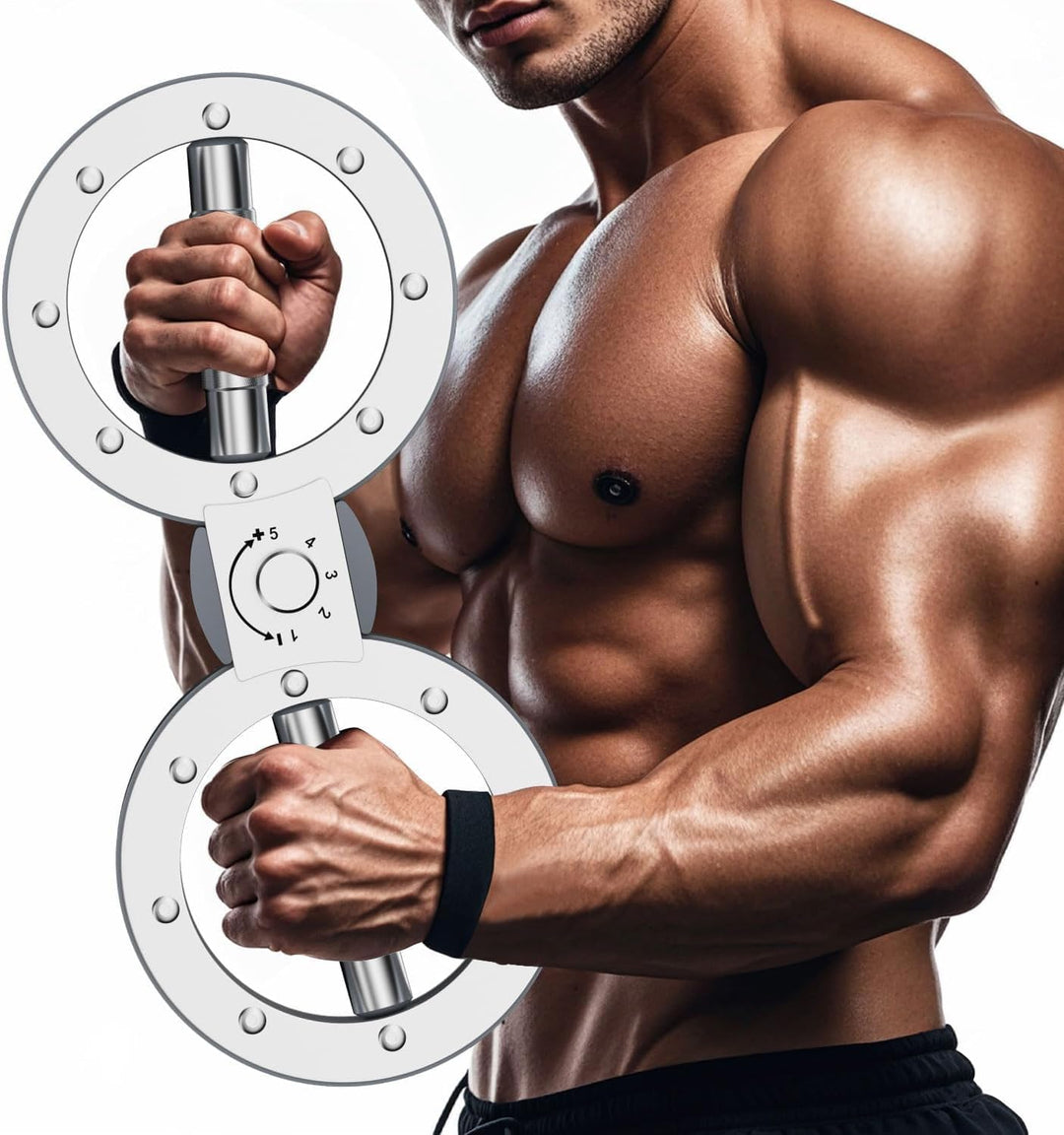 Twister Armtrainer mit einstellbarem 12-Pfund-Widerstand und 360°-Rotation – Zeynor