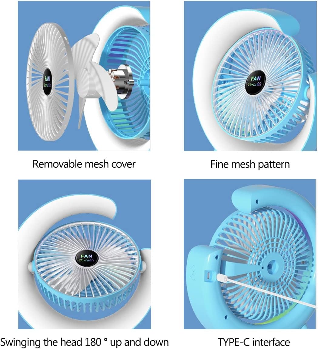 Multifunktionaler bunter Schreibtischventilator | Karnz