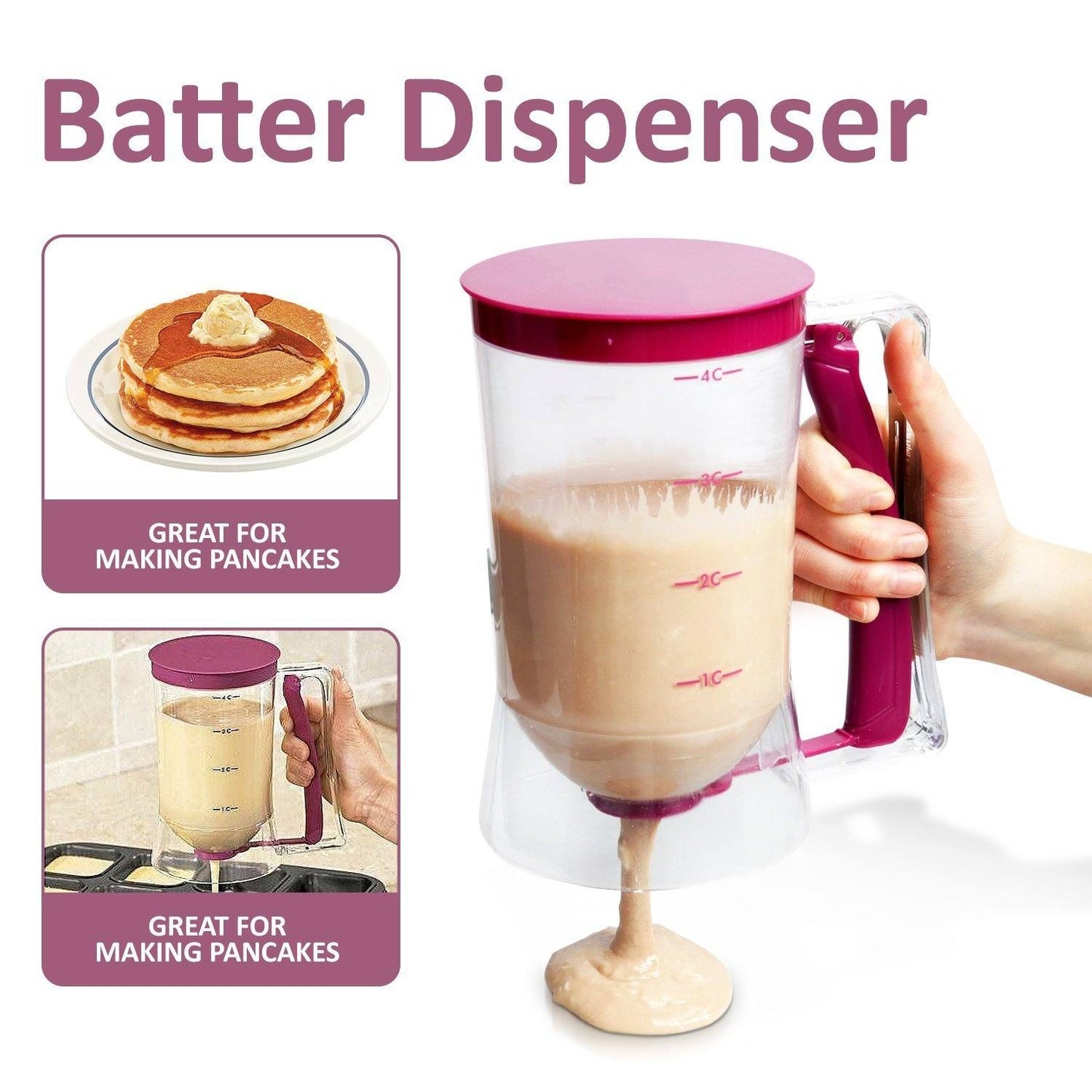 Pancake- & Cupcake-Teigspender | Karnz