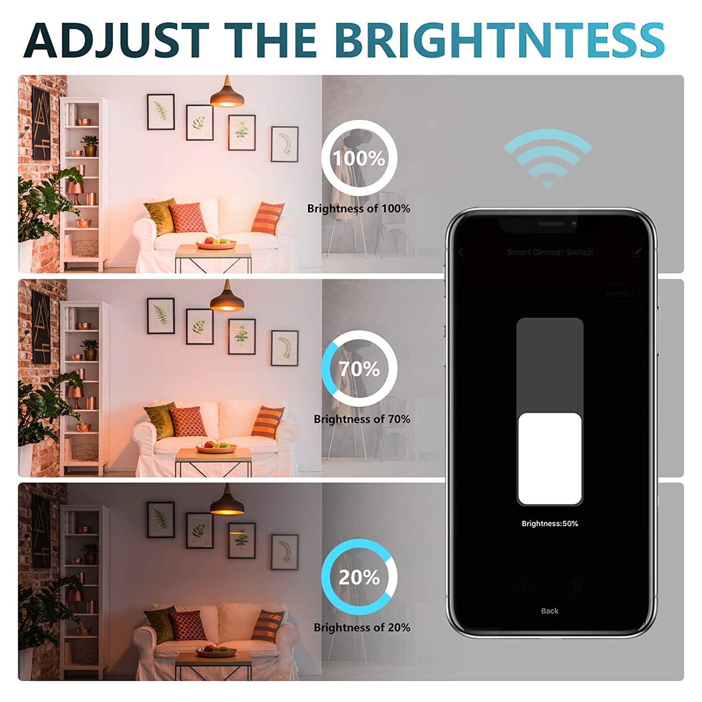 Smart Dimmer Dimmschalter Berühren mit Fernbedienung | Karnz