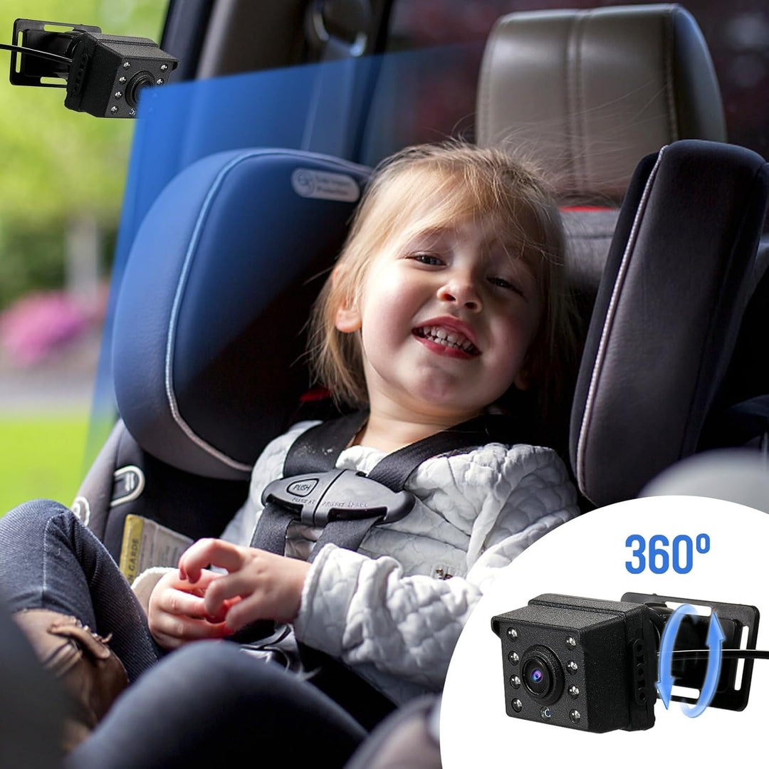 Baby-Autospiegel mit 1080P-Kamera und 4,3-Zoll-Bildschirm – Solvian