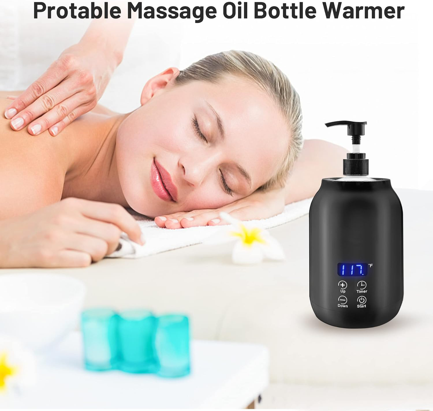 Professioneller tragbarer elektrischer Massageölwärmer | Karnz