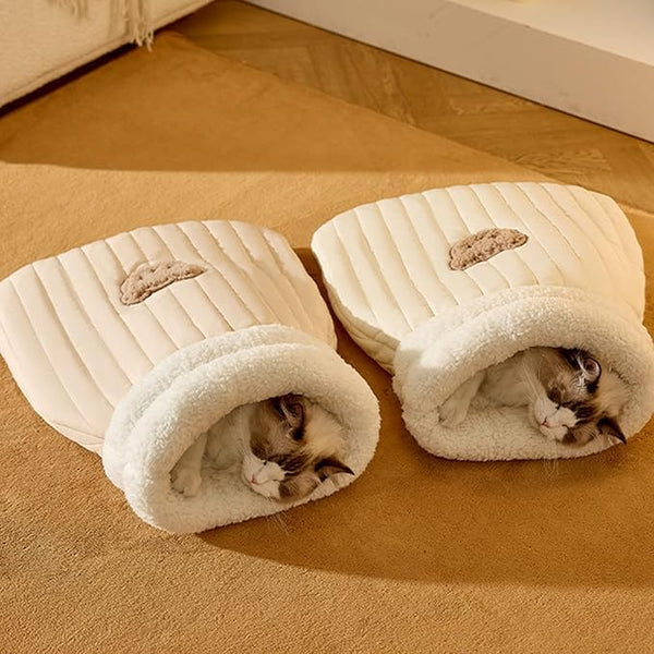 3-Schichten Haustier-Schlafsack für Katzen & kleine Hunde Karnz