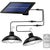 SolarDuo LED Lamp Set auf Solarenergie mit Fernbedienung | Karnz