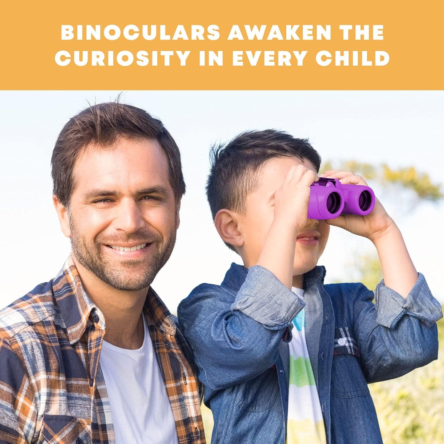 Karnz | Fernglas für Kinder Leichtgewichtiges Outdoor-Abenteuer