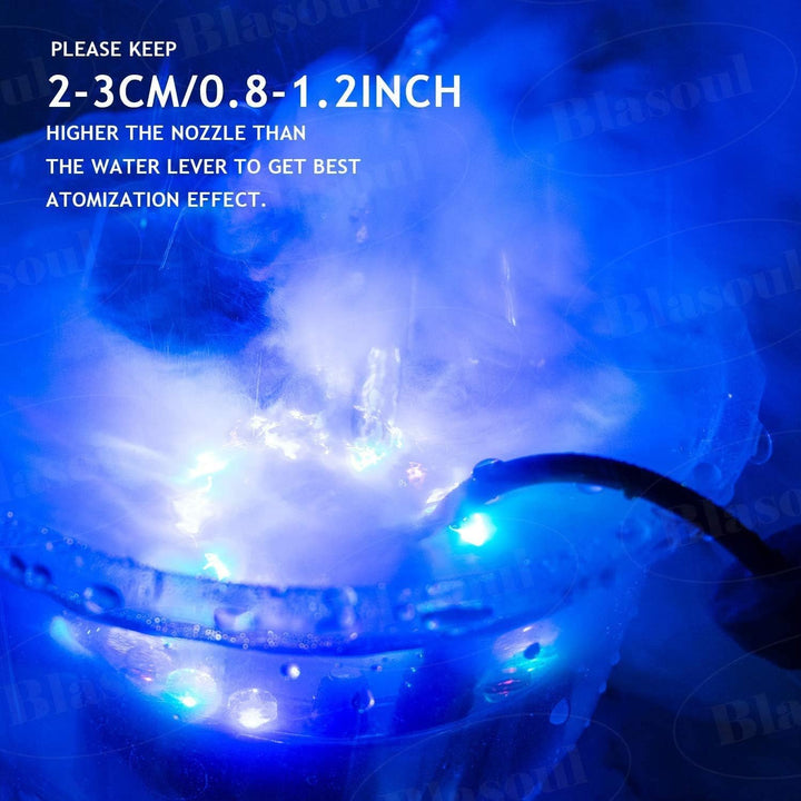 Nebelmacher, 12 LED Nebler für Innenbrunnen, Luftbefeuchter, Nebelmaschinen | Karnz