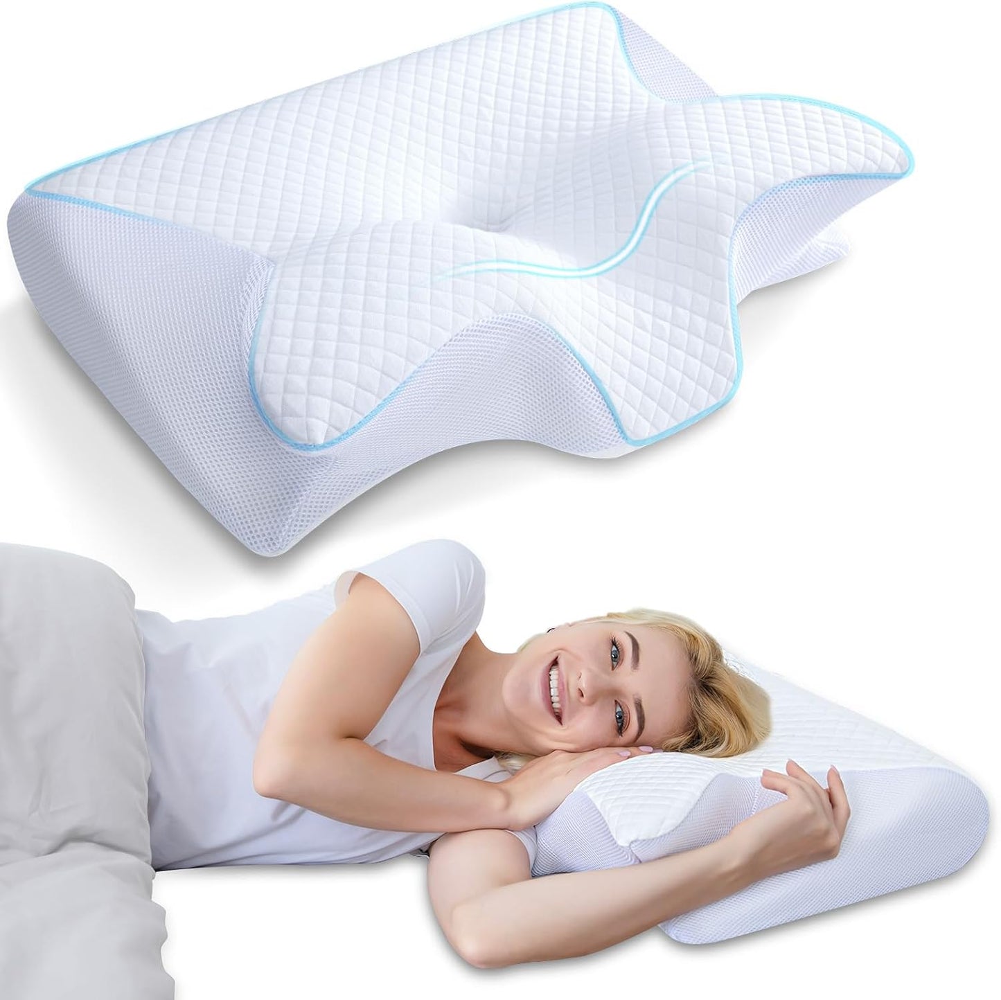 Kissenbezug für Butterfly Memory Foam Kissen Karnz