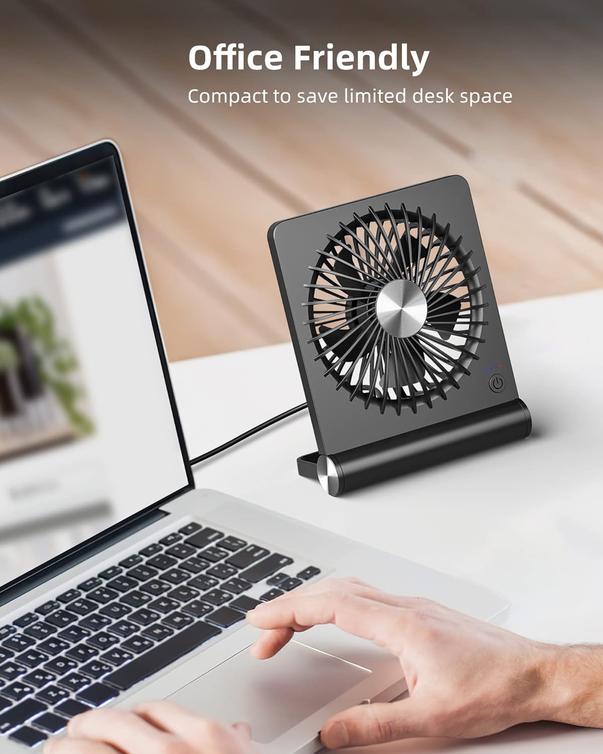 Ultra leiser kleiner Schreibtischventilator | Karnz