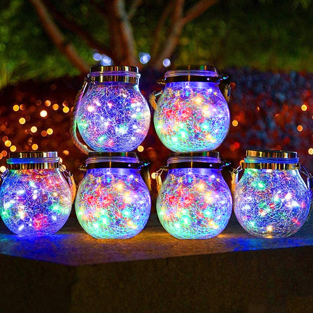 Solar Mason Jar Lampe - Lunara | Karnz