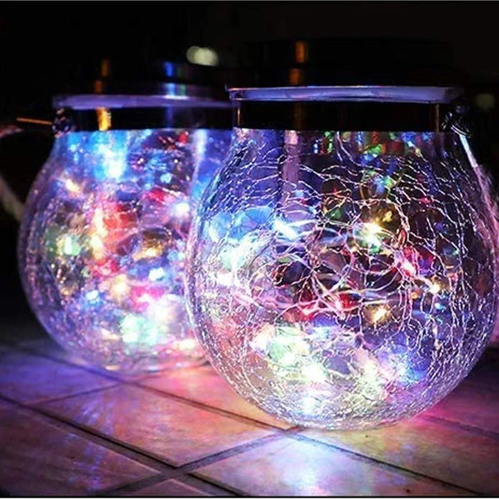 Solar Mason Jar Lampe - Lunara | Karnz