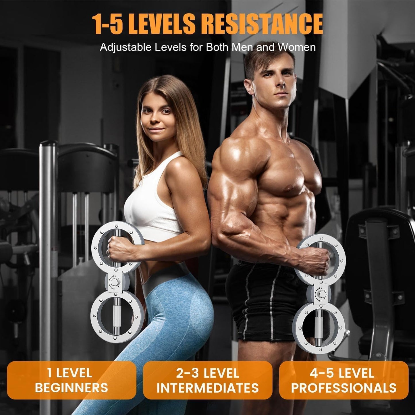 Twister Armtrainer mit einstellbarem 12-Pfund-Widerstand und 360°-Rotation – Zeynor