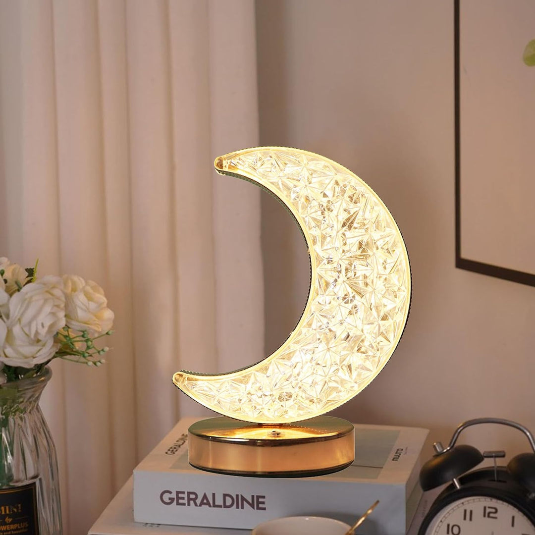 Halbmond Kristall Lampe | Karnz