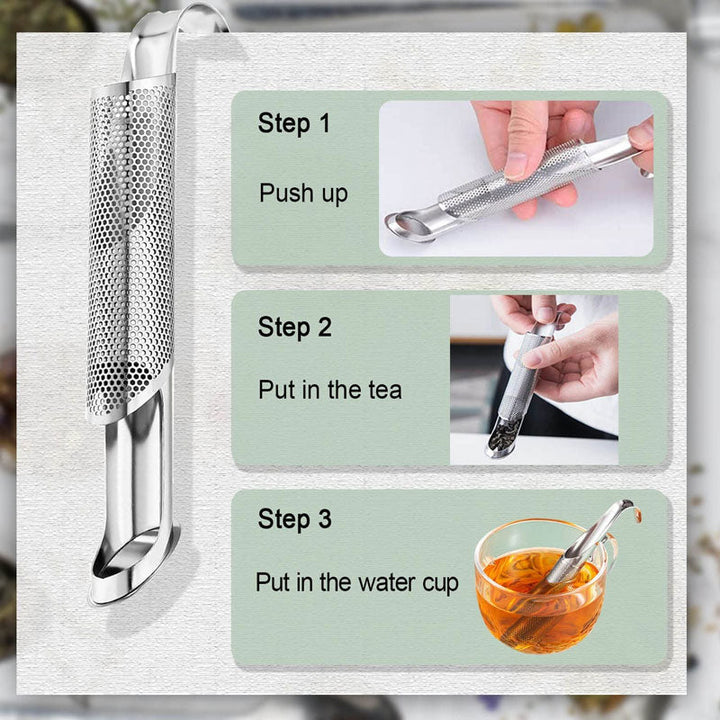Edelstahl Tee-Filter Wiederverwendbarer Tee-Infuser | Karnz