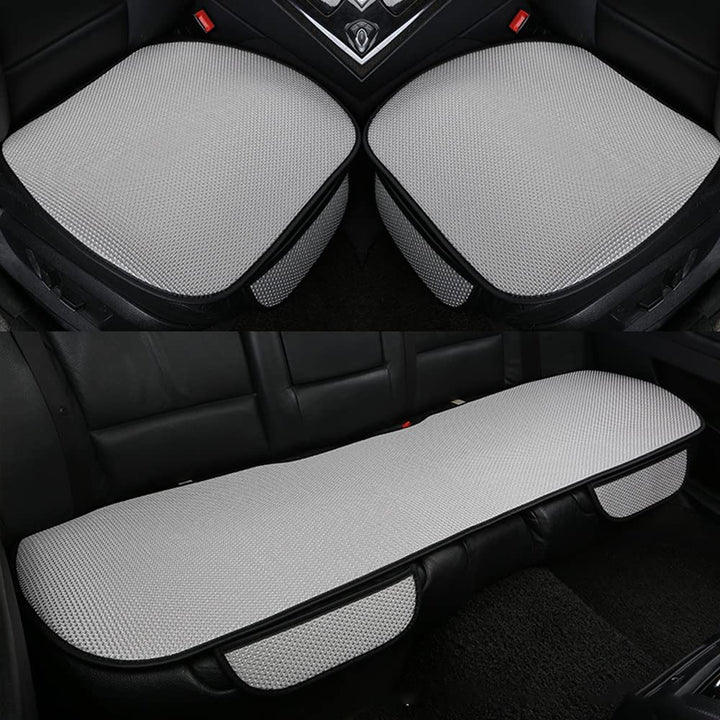 BreezeComfort Autositzbezug Set – Atmungsaktive Eis-Seitenautositzauflage mit Massageeffekt | Karnz