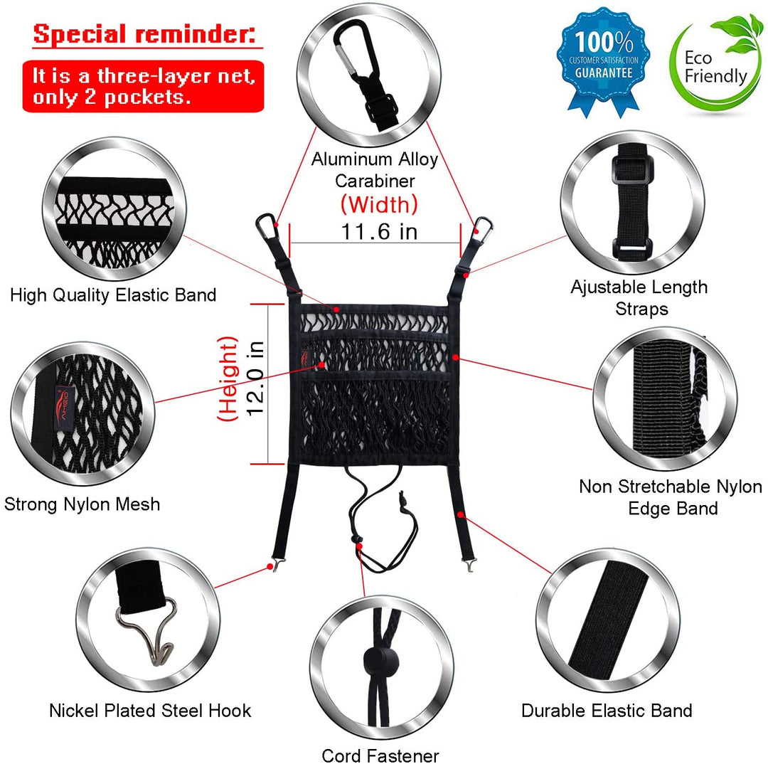 3-Lagen Auto Netz Organizer