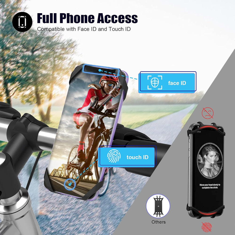 Fahrrad Handyhalterung 360° drehbar abnehmbar | Karnz