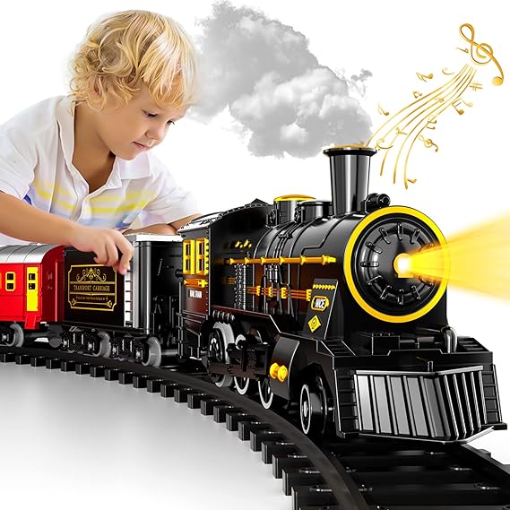 TrackMaster Pro – Batteriebetriebene elektrische Eisenbahn mit realistischen Geräuschen