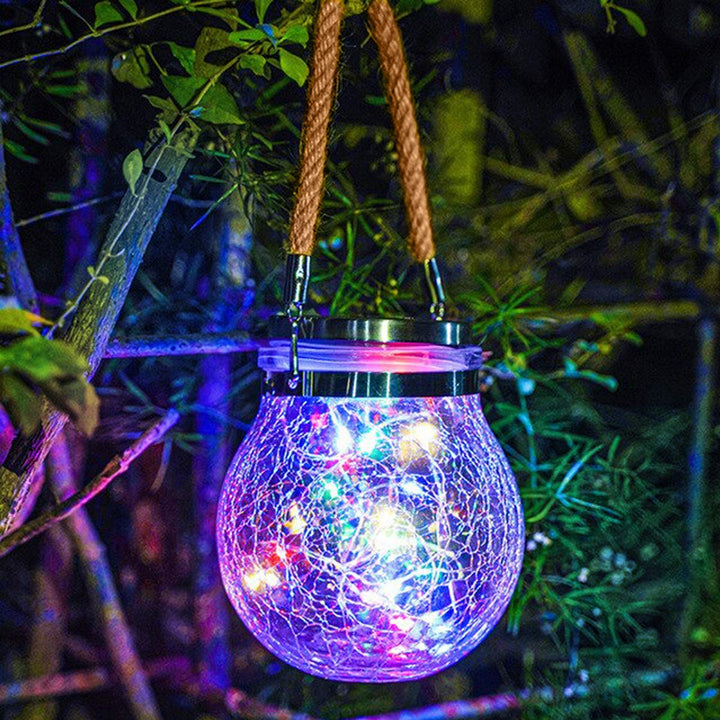 Solar Mason Jar Lampe - Lunara | Karnz