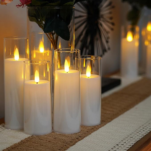 Flammenlose Acrylkerze 9-Teile-Set Karnz