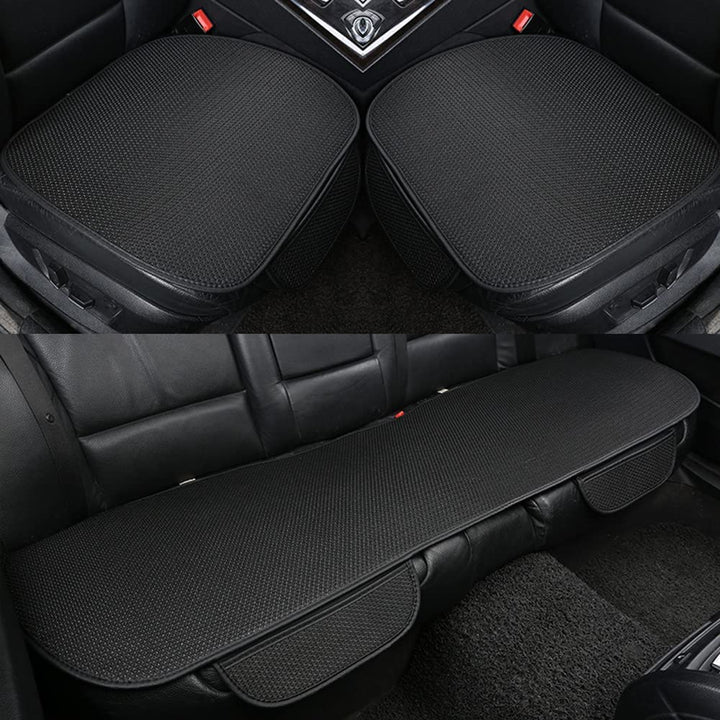 BreezeComfort Autositzbezug Set – Atmungsaktive Eis-Seitenautositzauflage mit Massageeffekt | Karnz